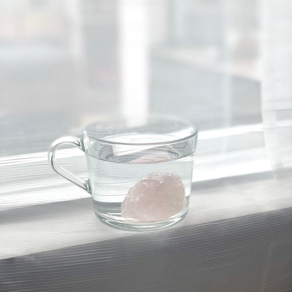 How to Make a Rose Quartz Elixir (Crystal Infused Water)