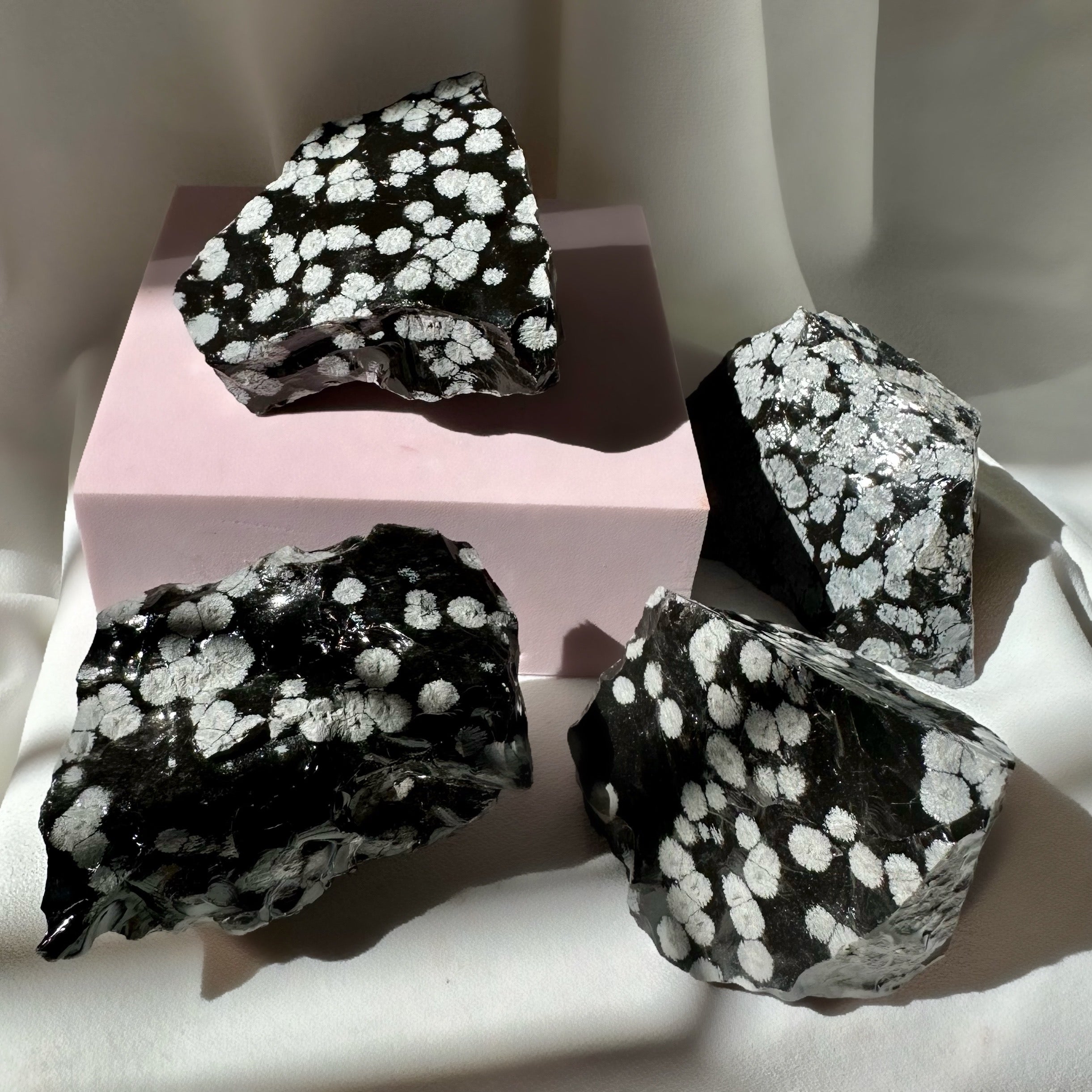 Snowflake Obsidian XL Rough Chunk