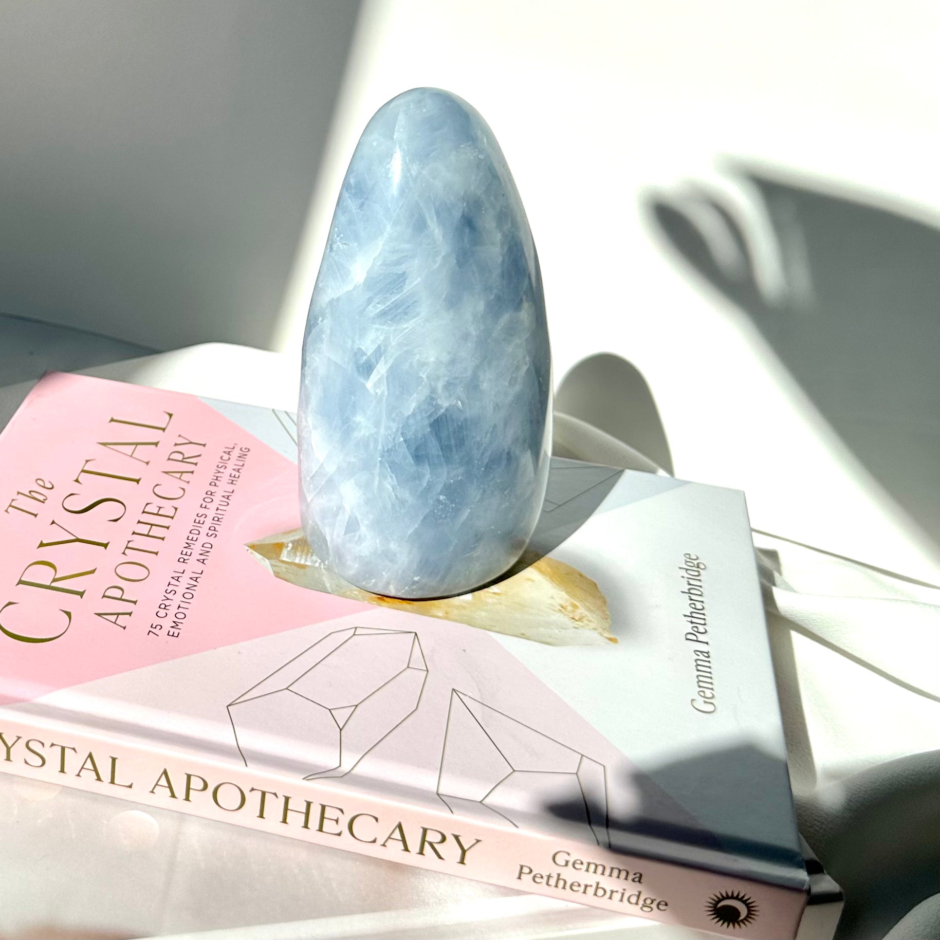 Blue Calcite Free Form