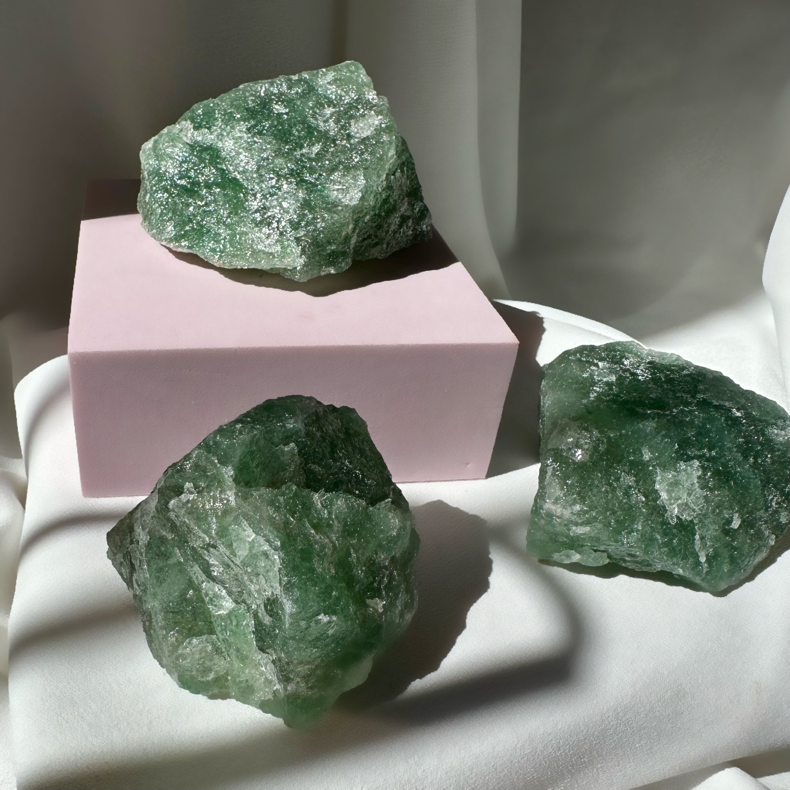Green Strawberry Quartz XL Rough Chunk