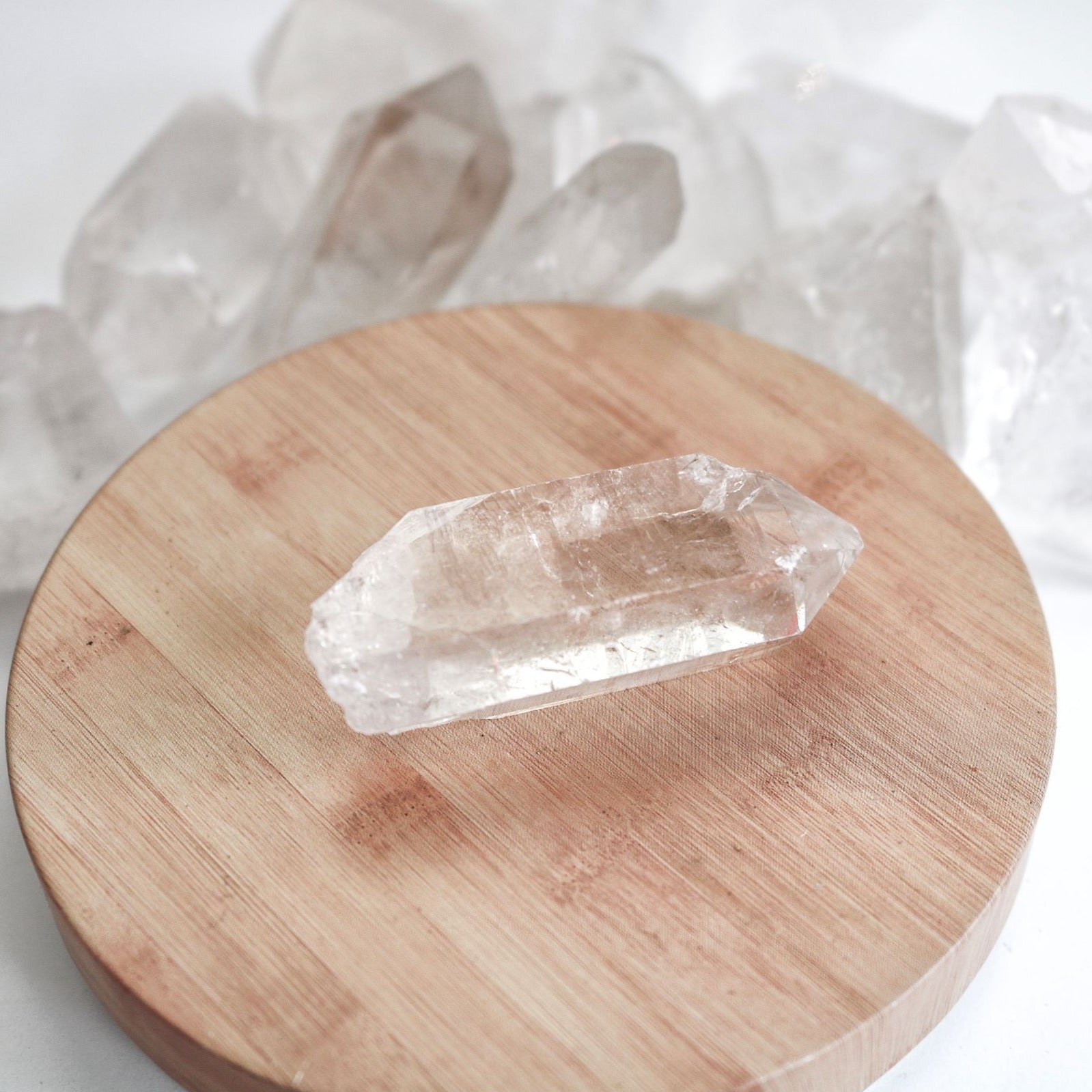 clear quartz points