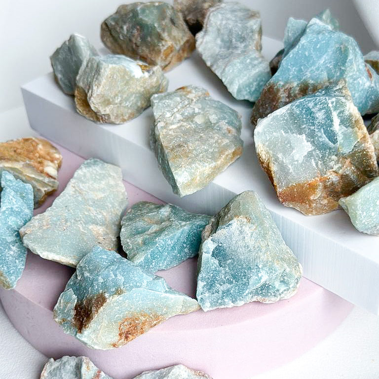 amazonite crystal rough