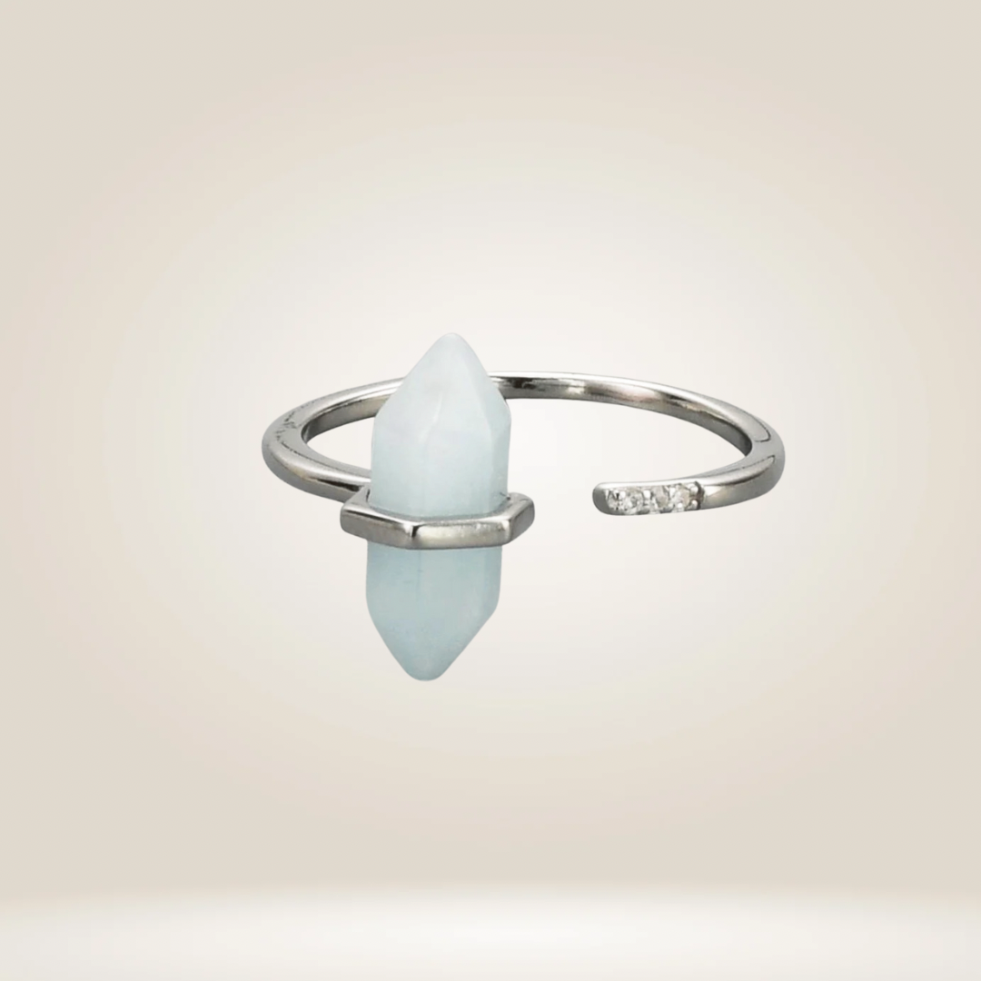 Crystal Ring - Sterling Silver