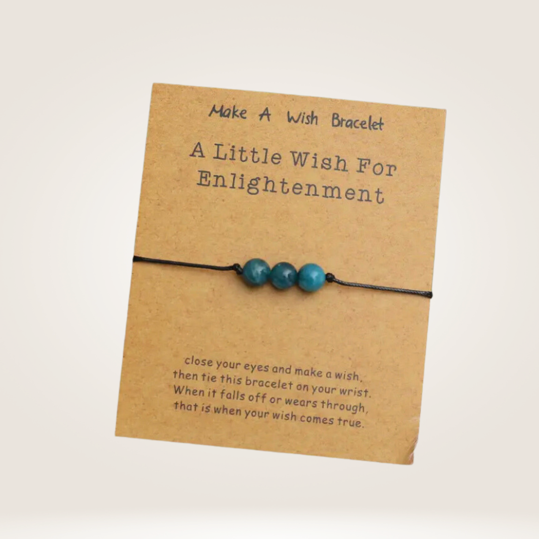 Enlightenment: Blue Apatite Wish Bracelet
