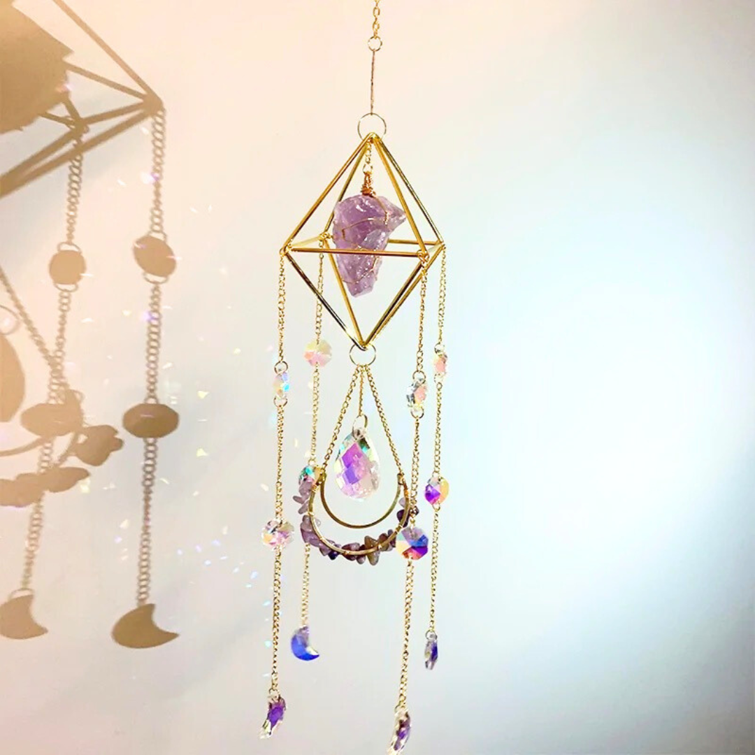 Raw Crystal Suncatcher