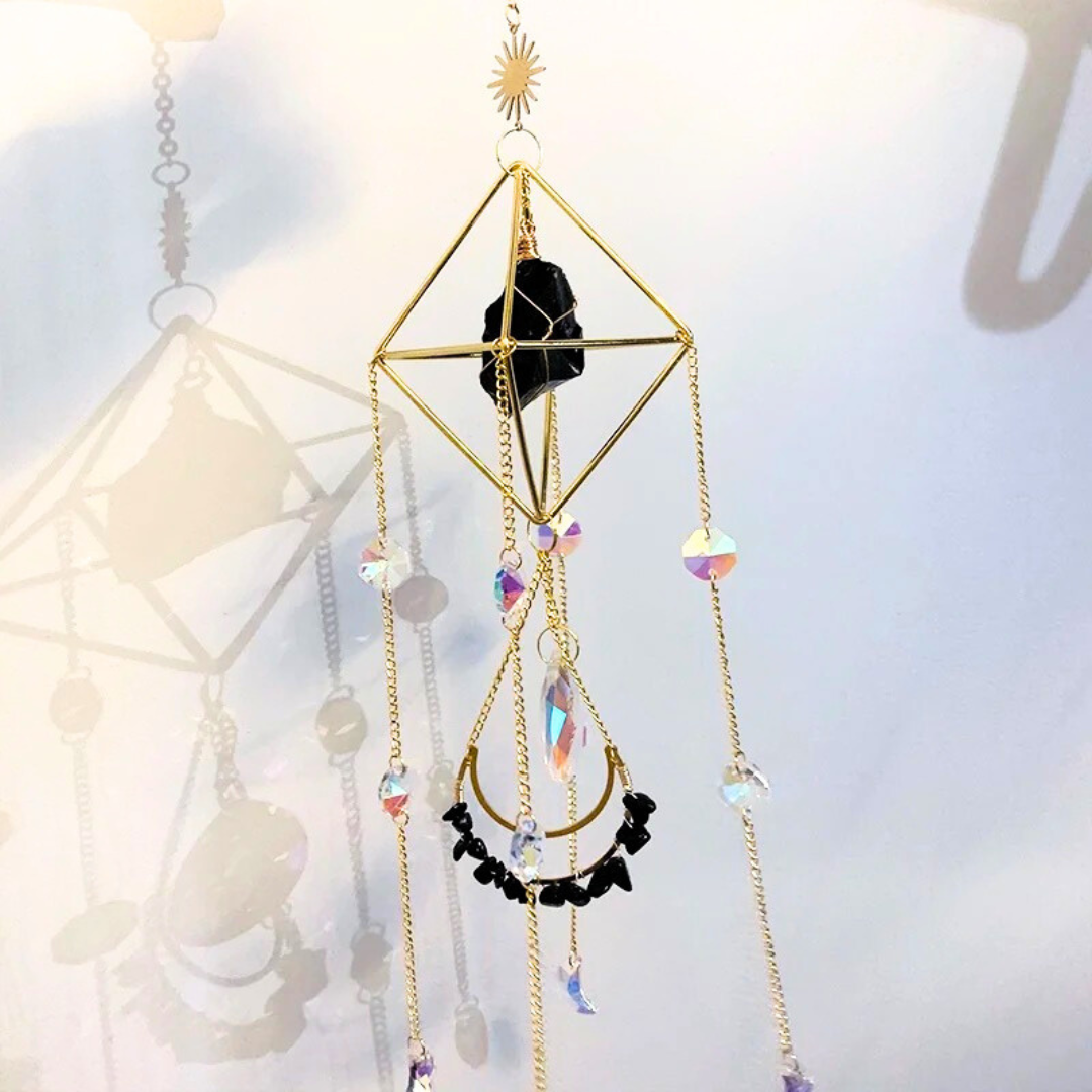 Raw Crystal Suncatcher