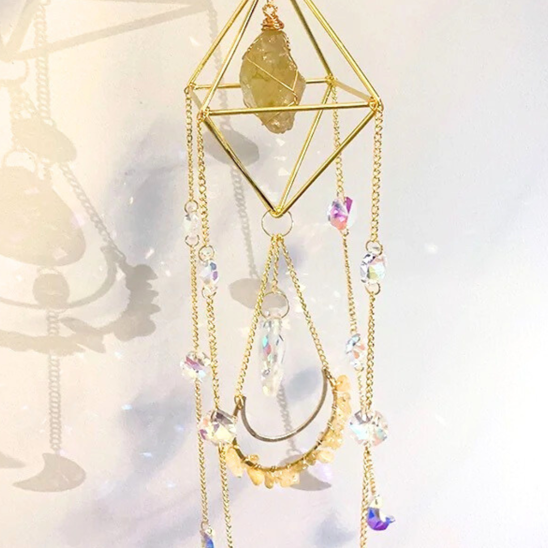 Raw Crystal Suncatcher