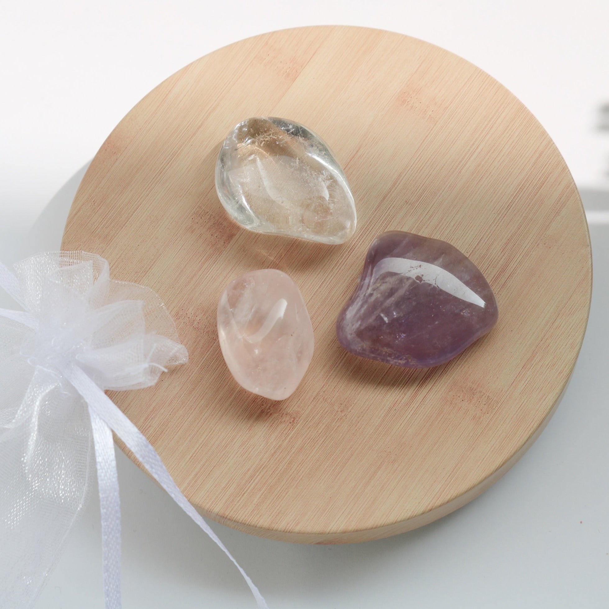 manifestation kit for love rose quartz amethyst clear quartz