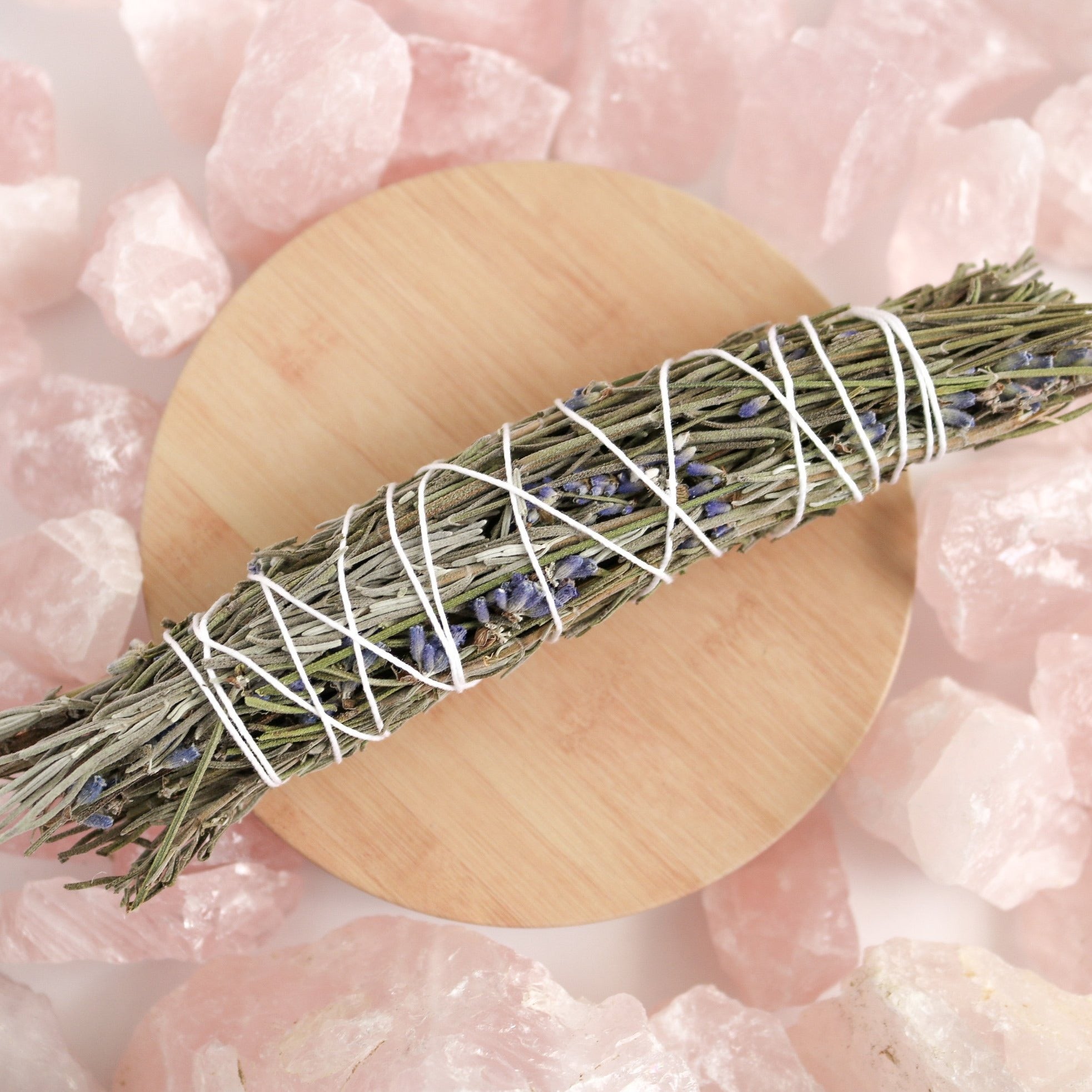 lavender bundle smudge stick for energy cleansing